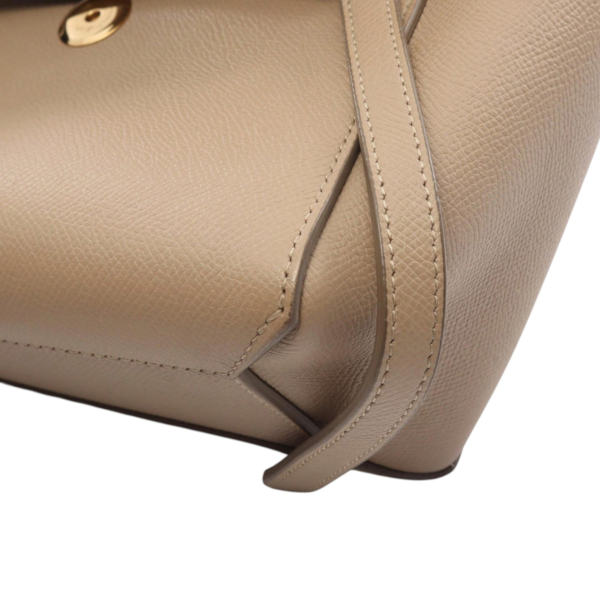 Celine Nano Grained Calfskin Belt Bag — Beige