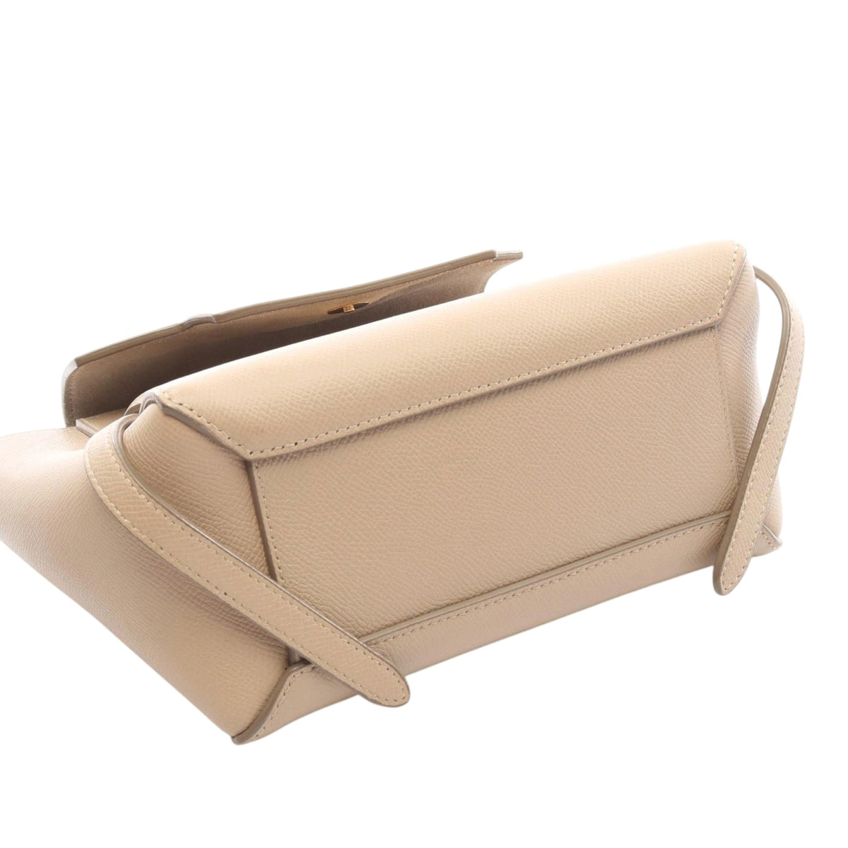Celine Nano Grained Calfskin Belt Bag — Beige