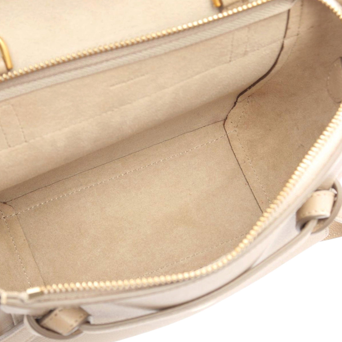 Celine Nano Grained Calfskin Belt Bag — Beige