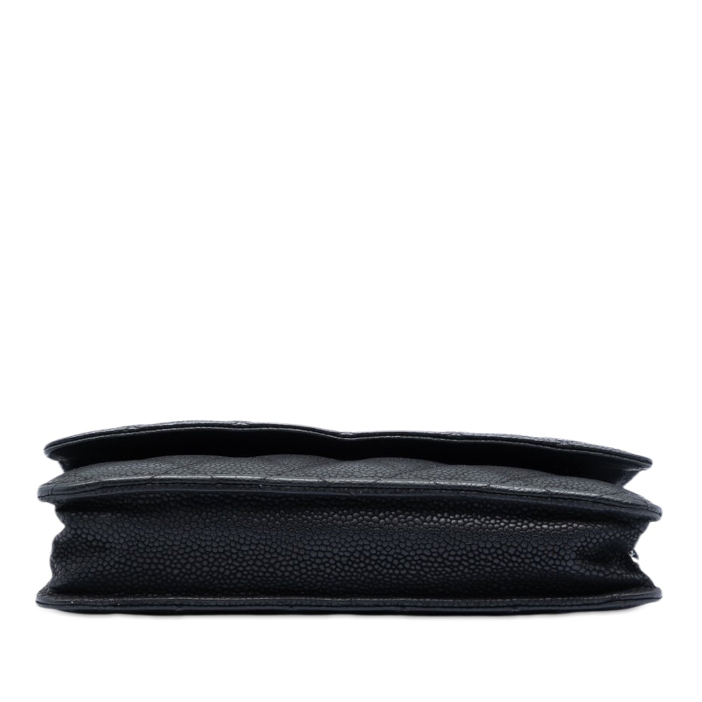 Chanel CC Quilted Caviar Wallet on Chain