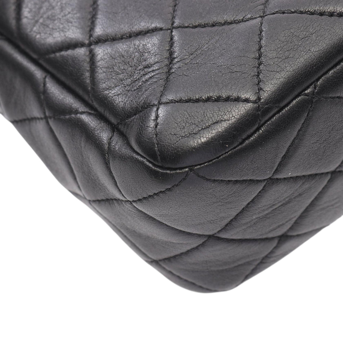 Chanel CC Quilted Lambskin Hobo