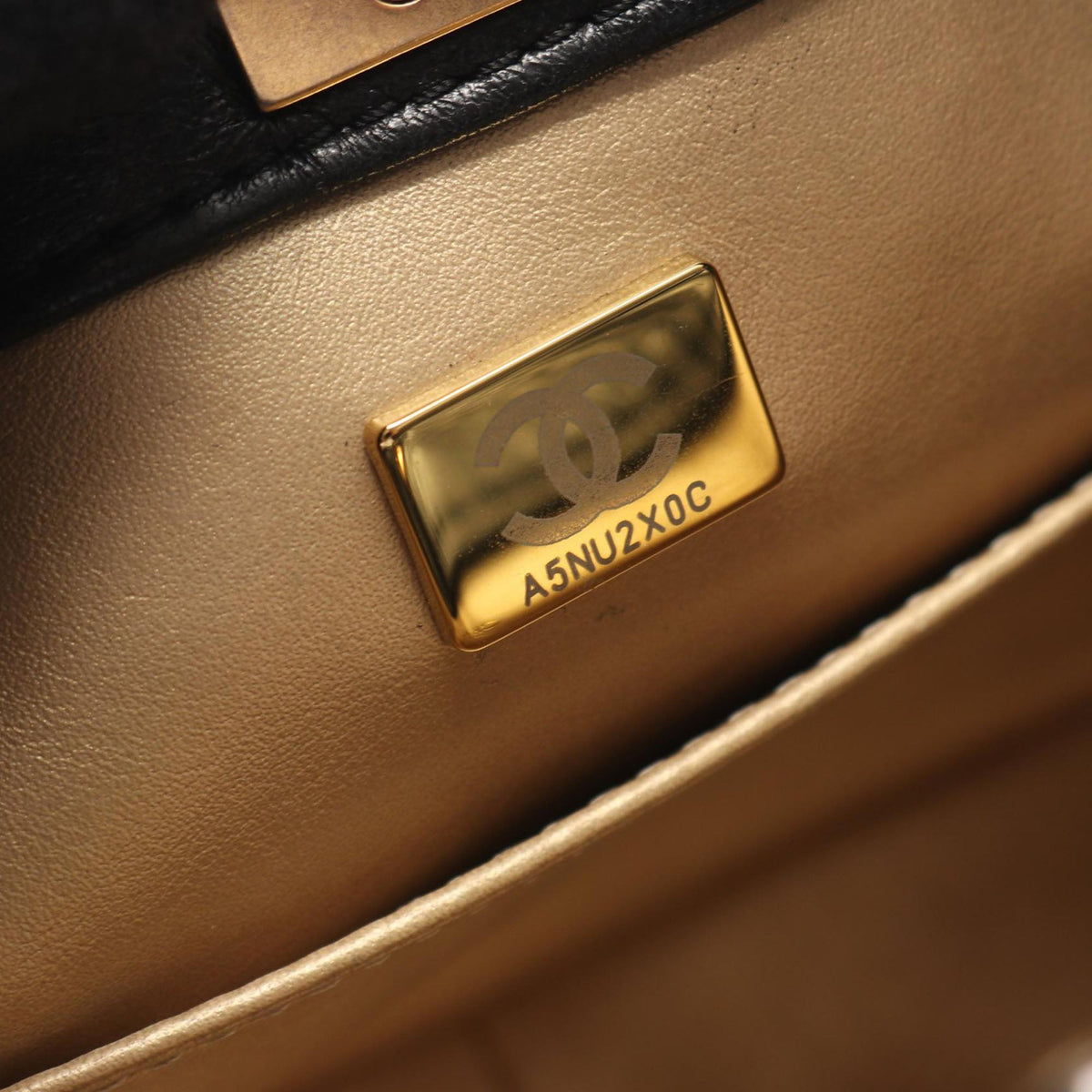 Chanel CC Quilted Lambskin Hobo