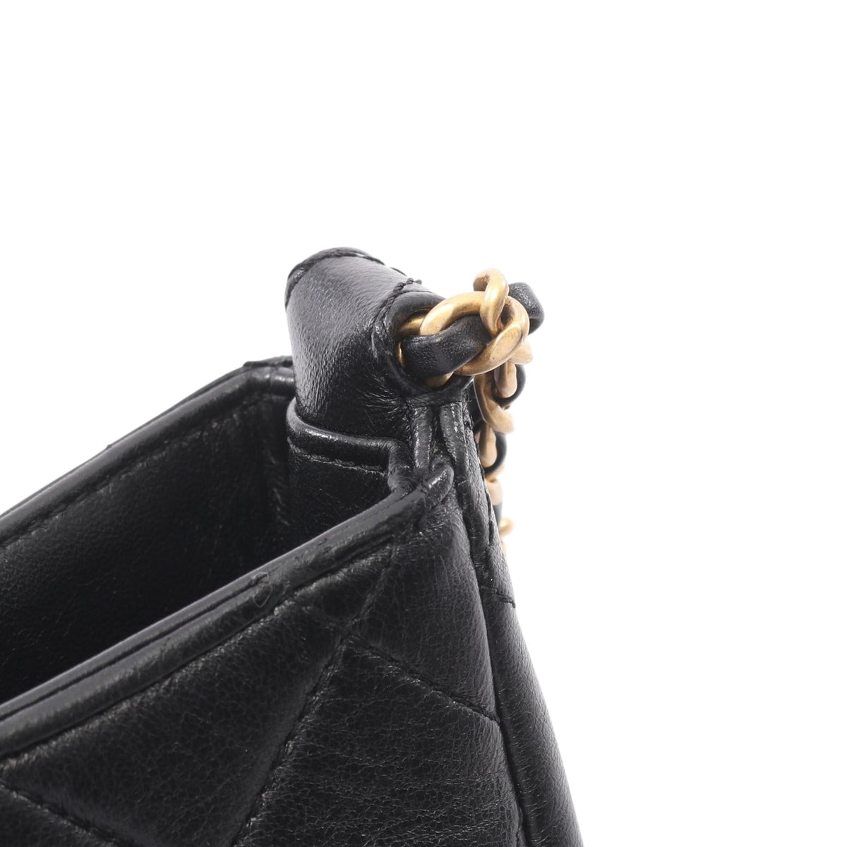 Chanel CC Quilted Lambskin Hobo