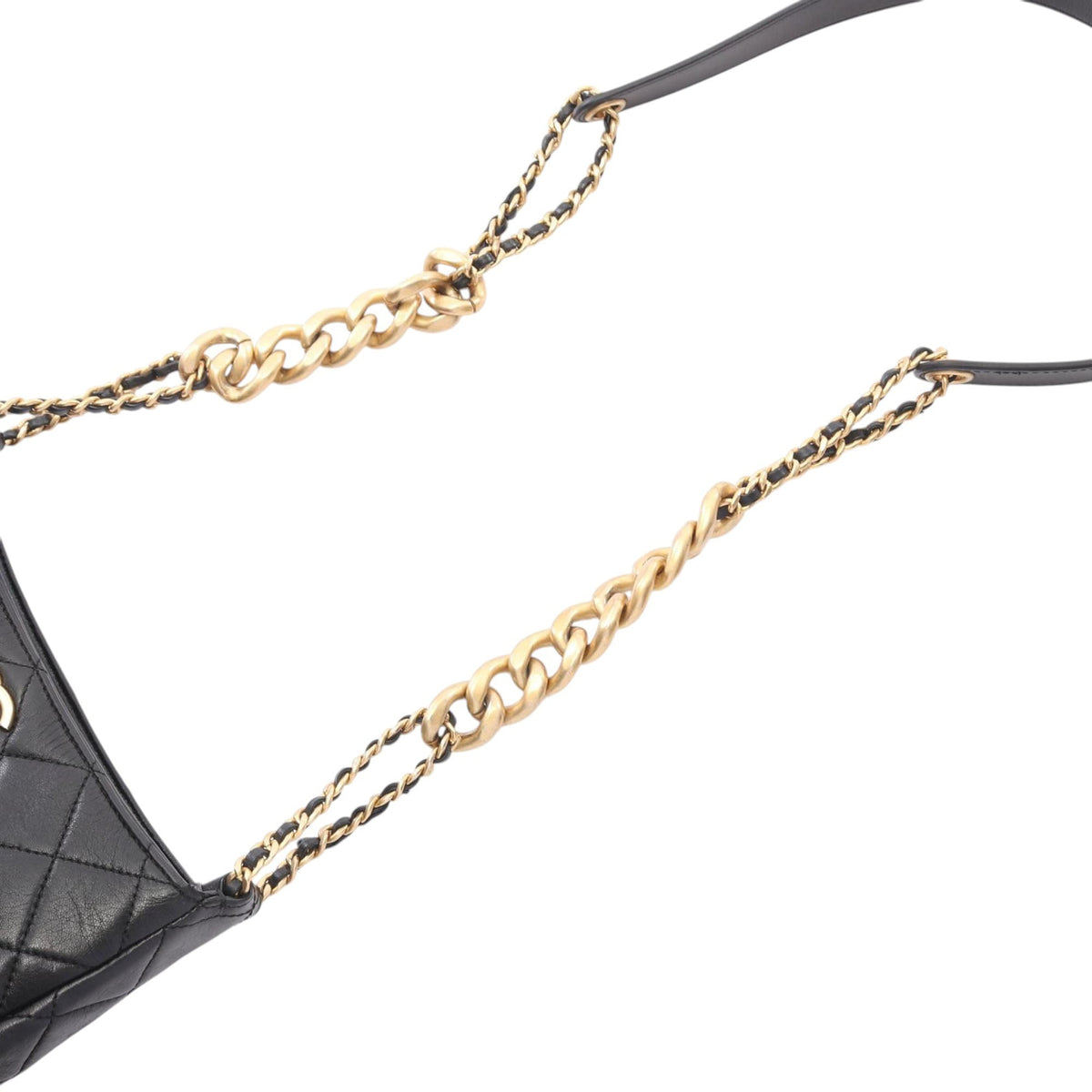 Chanel CC Quilted Lambskin Hobo