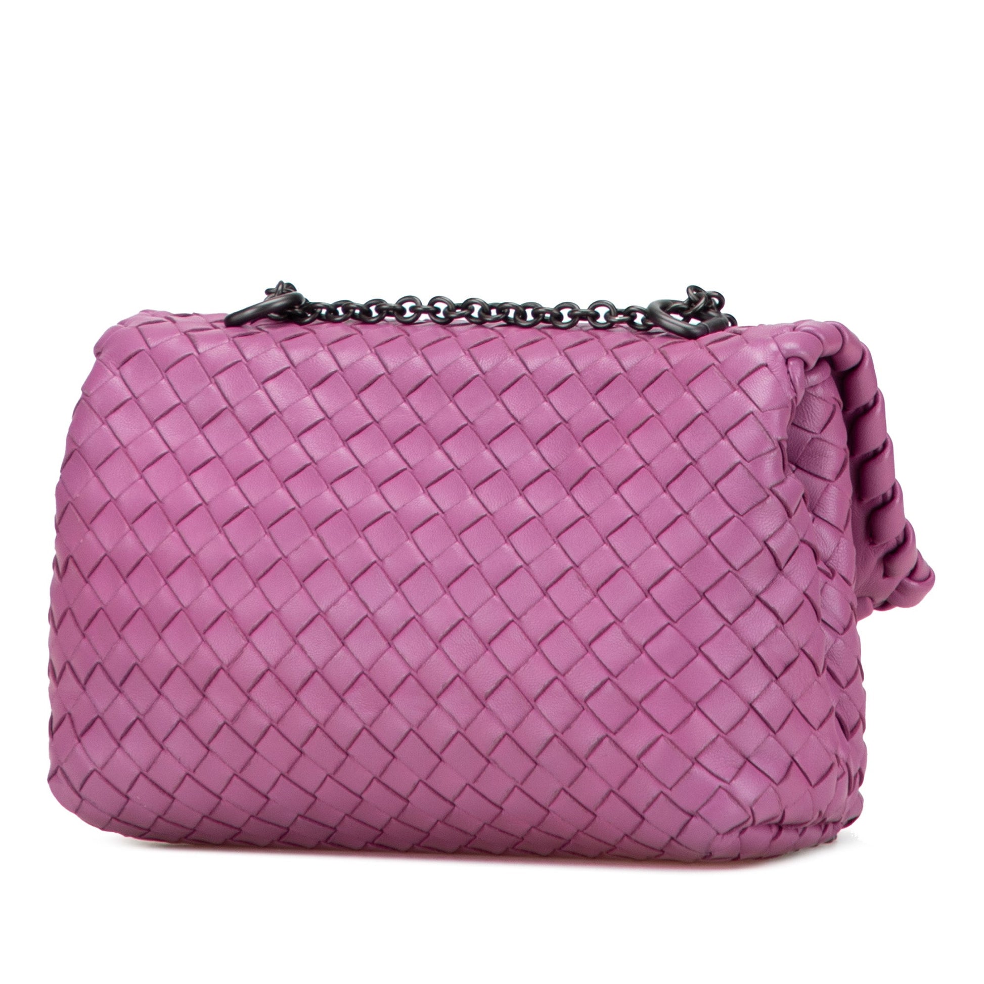 Bottega Veneta Baby Nappa Intrecciato Olimpia Crossbody