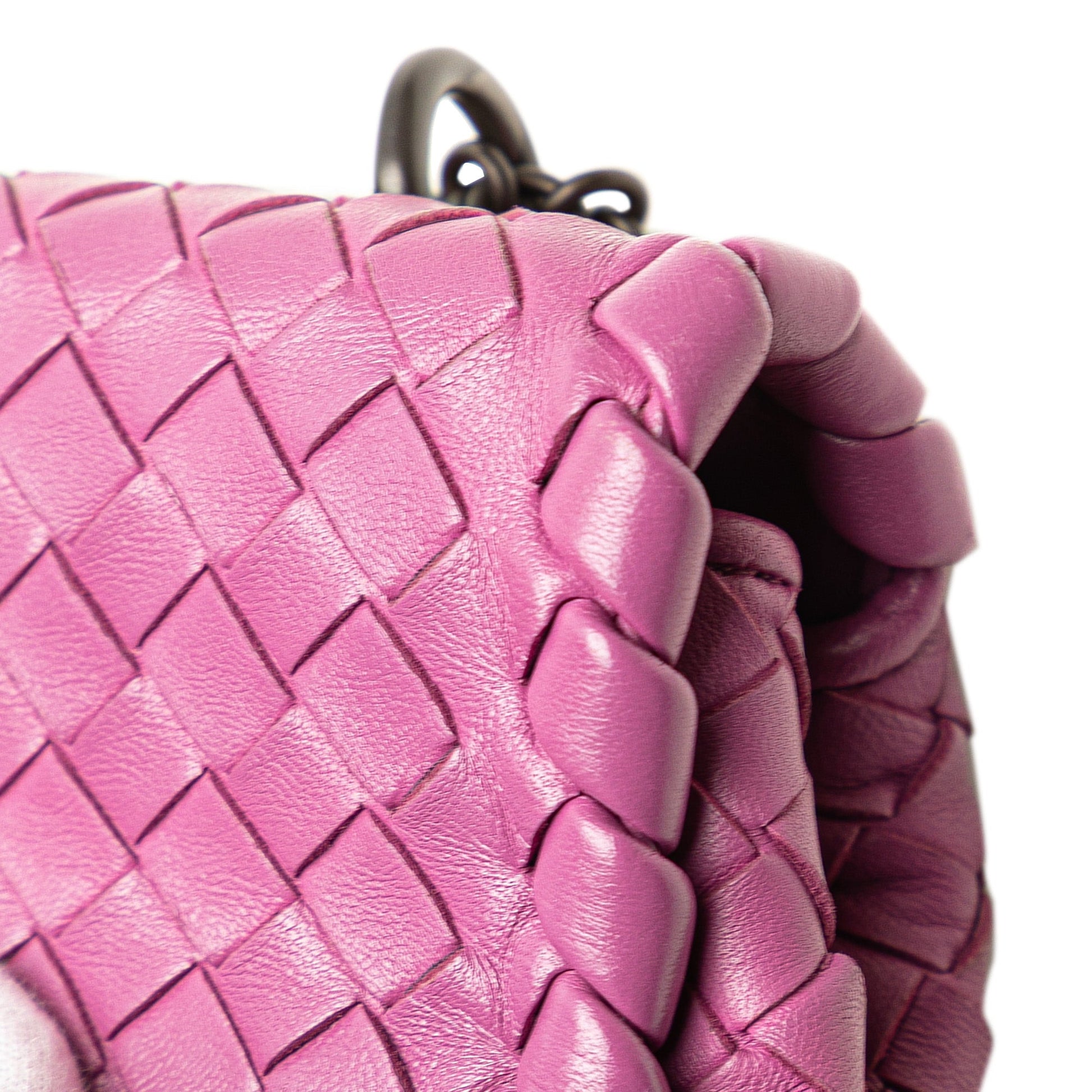 Bottega Veneta Baby Nappa Intrecciato Olimpia Crossbody
