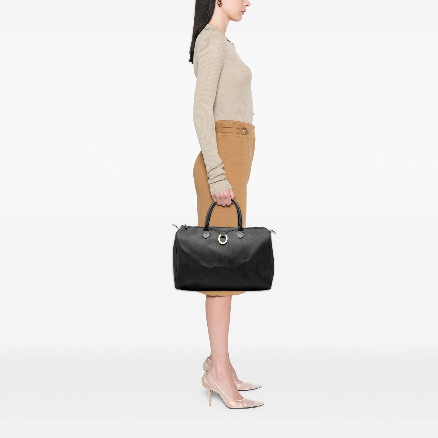 Dior Diorissimo Trotter Coated Canvas Travel Bag