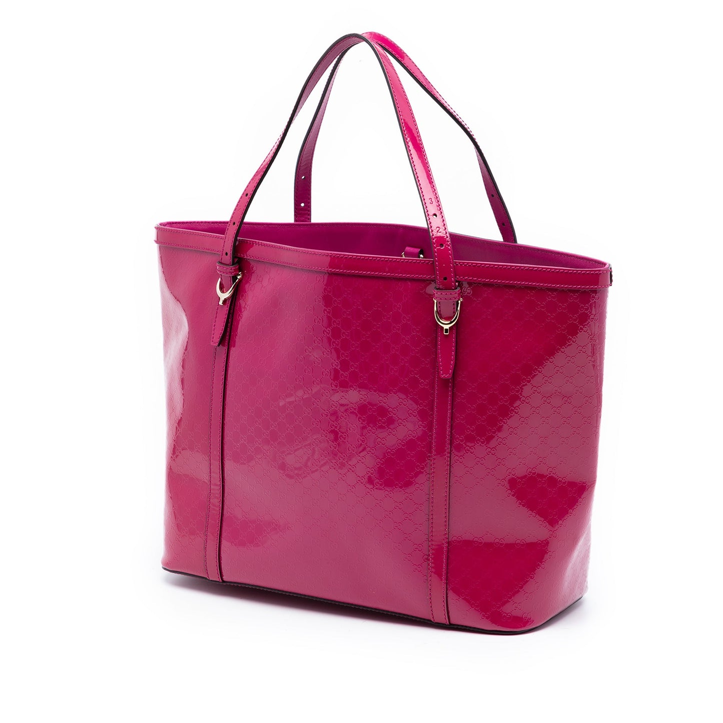 Gucci Patent Microguccissima Nice Tote