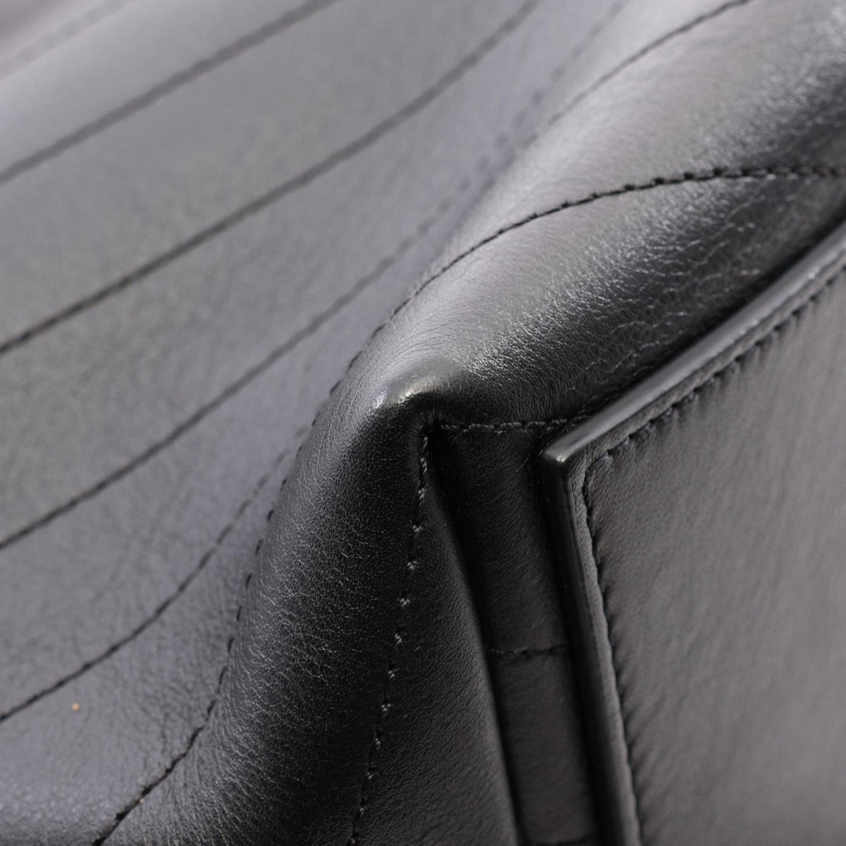 Chanel Chevron Lambskin Backpack — Black
