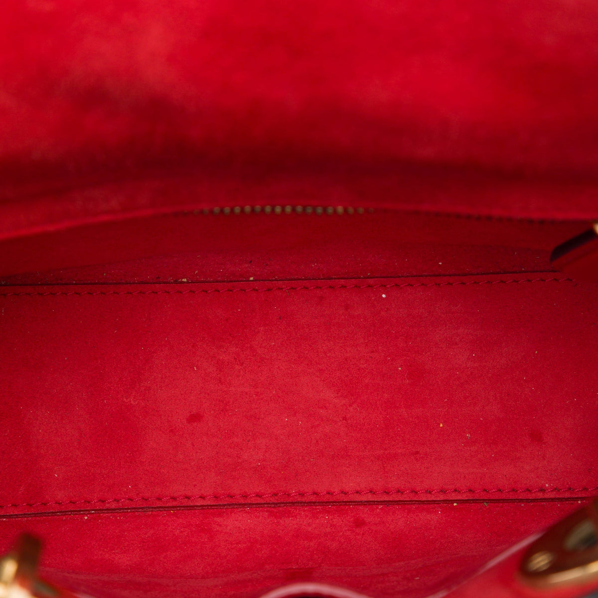 Dior Small Crinkled Patent Cannage My ABCDior Lady Dior — Red