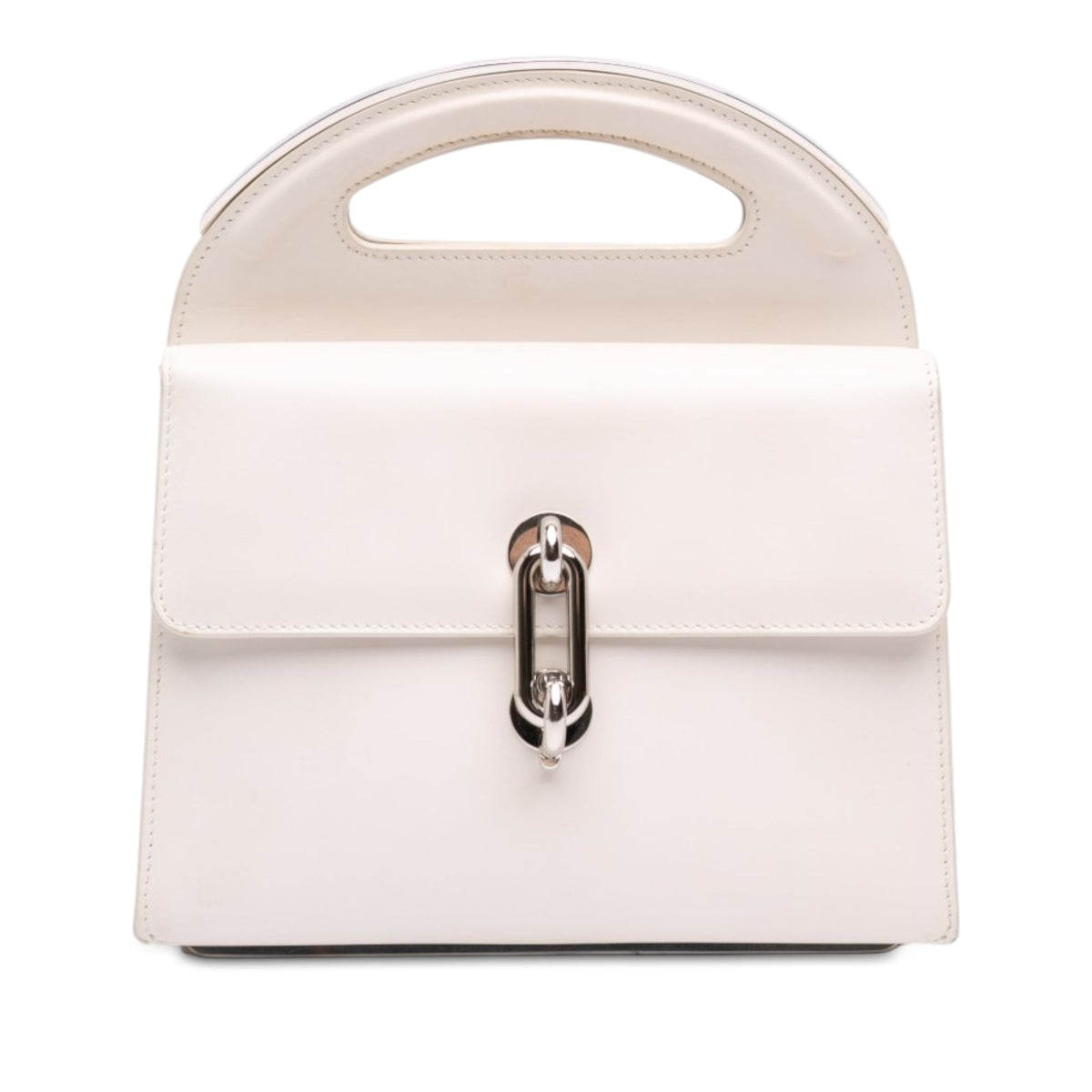 Balenciaga Calfskin Maillon Round Handle Bag M