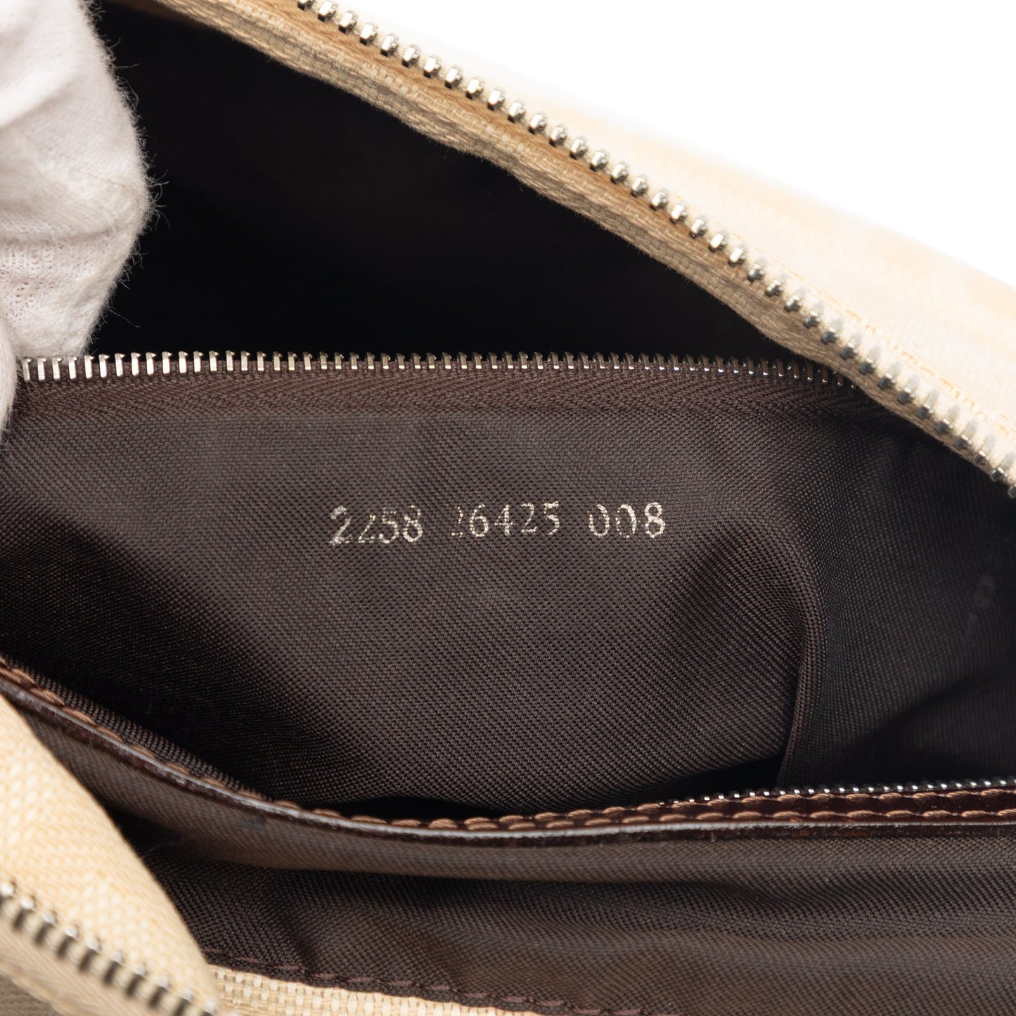 Fendi Zucca Canvas Shoulder Bag