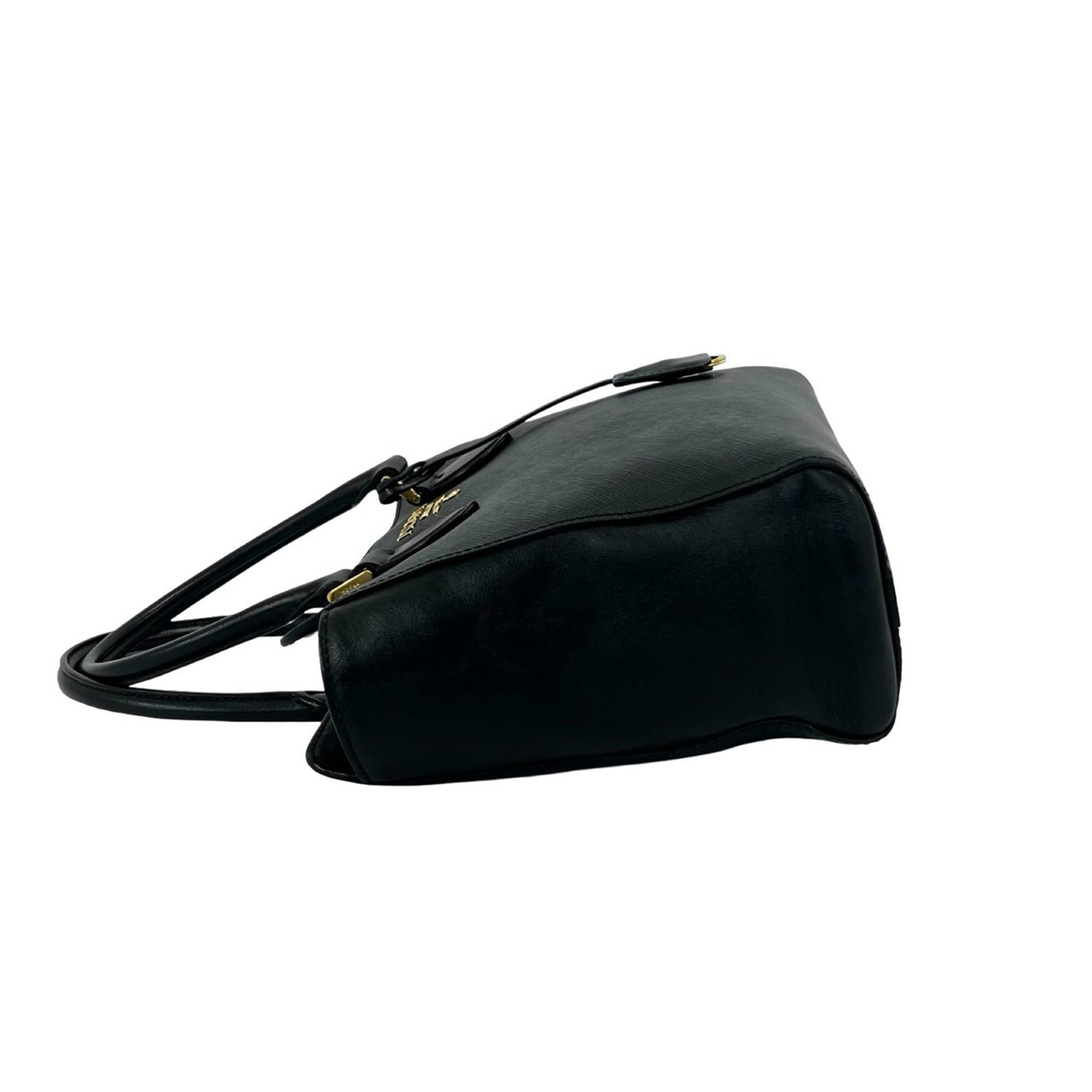 Prada Saffiano and Soft Calf Satchel
