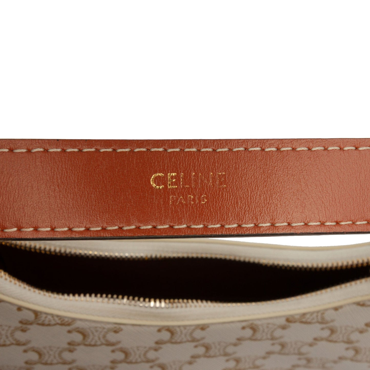 Celine Triomphe Coated Canvas Ava Shoulder Bag