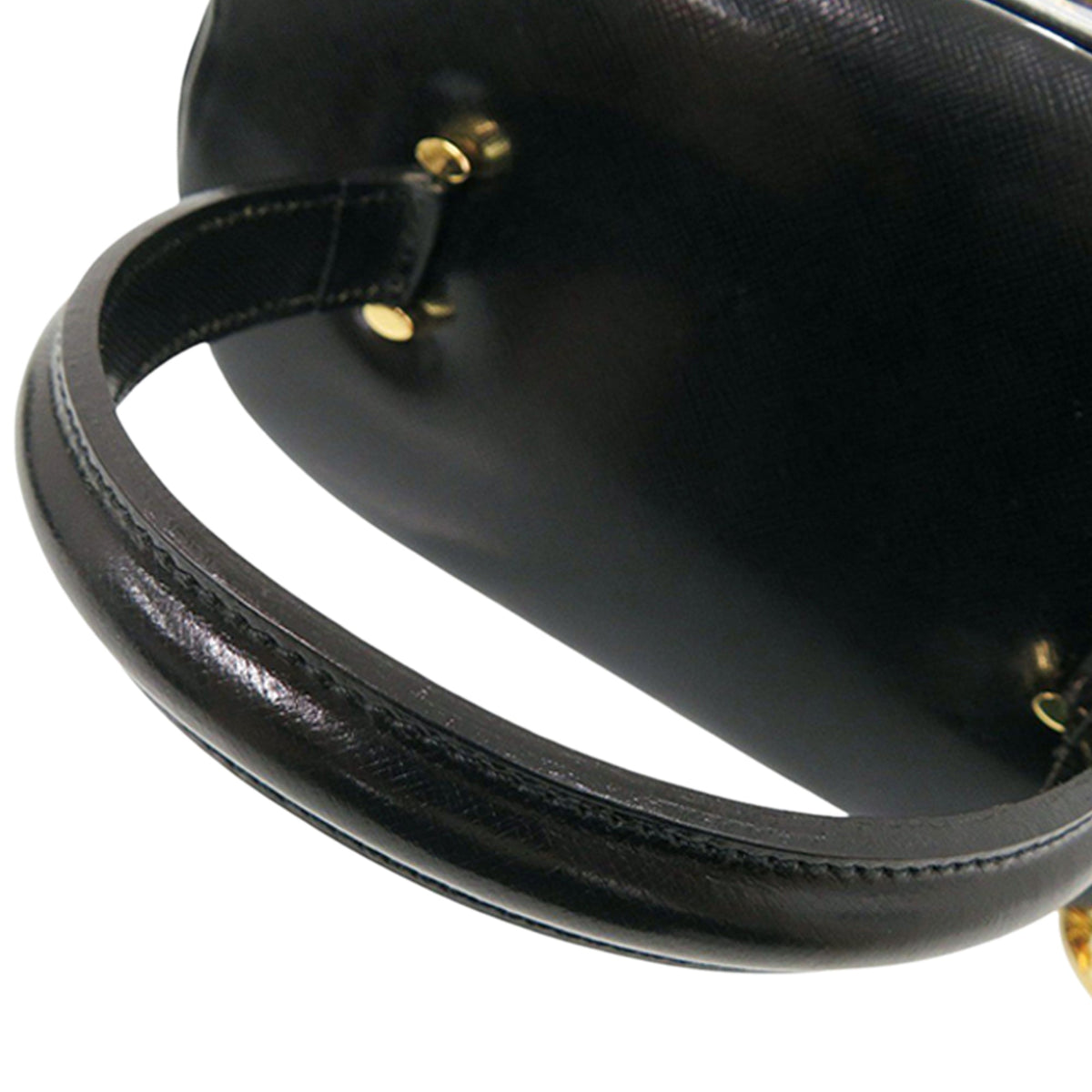Versace Leather Sun Medallion Vanity Bag
