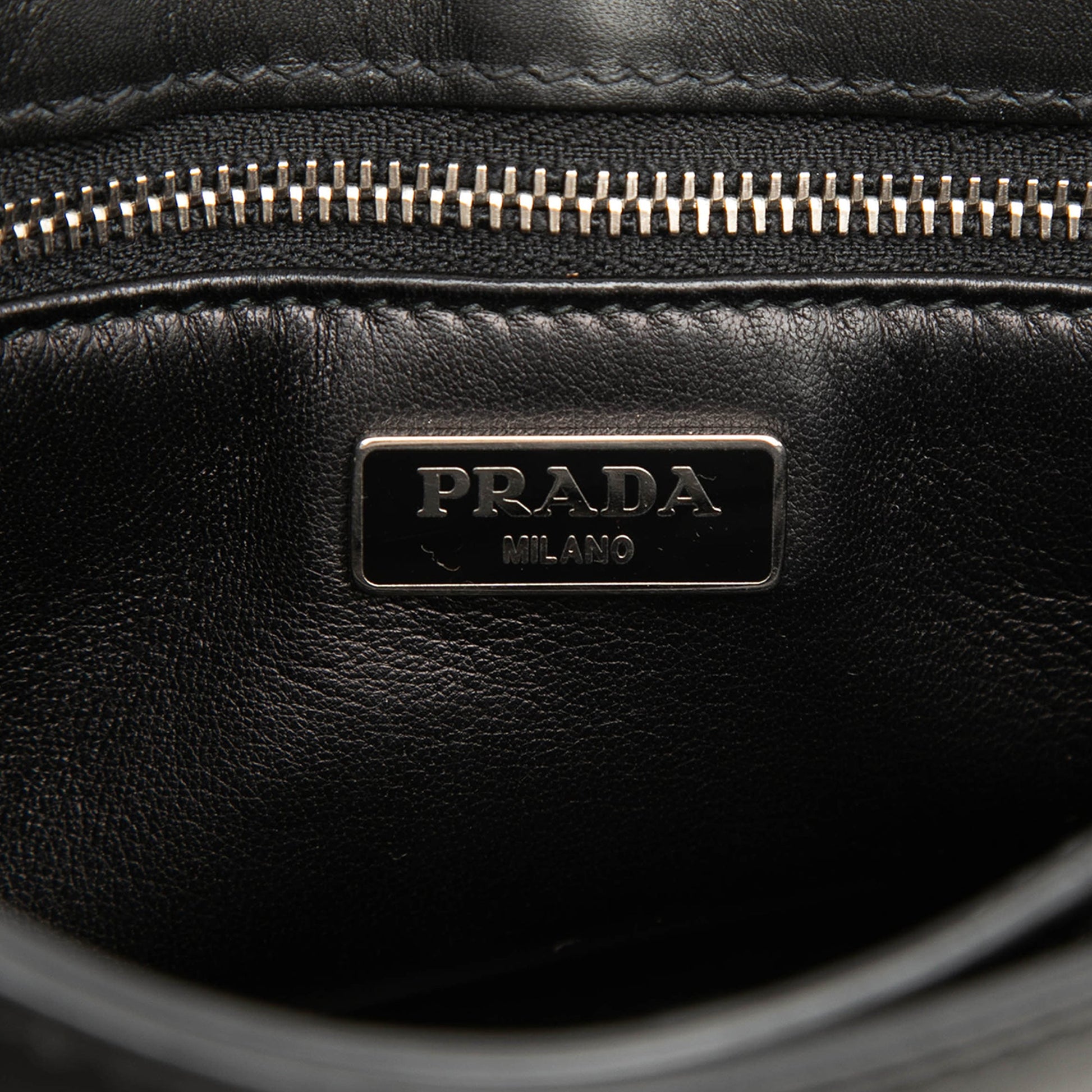 Prada Bicolor City Calf Satchel