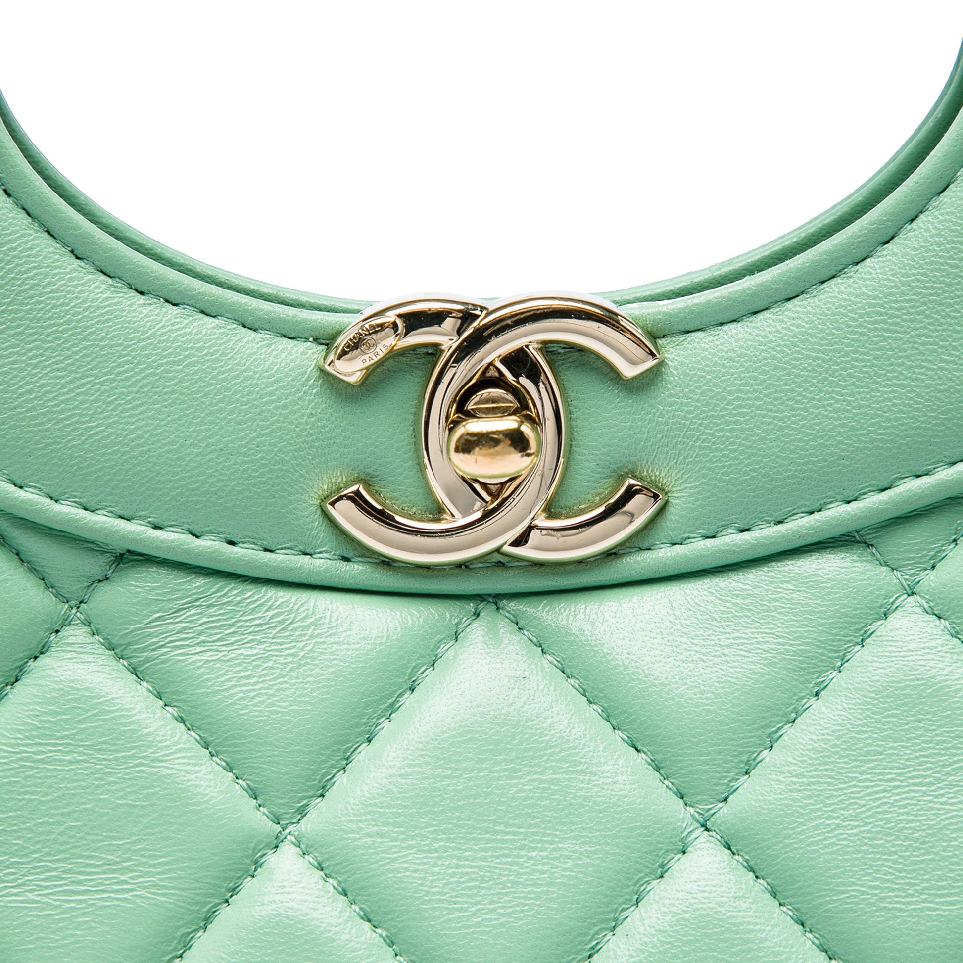 Chanel Small Quilted Shiny Lambskin 31 Shopping Bag