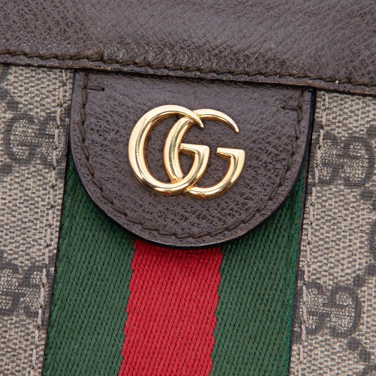 Gucci Small GG Supreme Web Ophidia Chain Crossbody