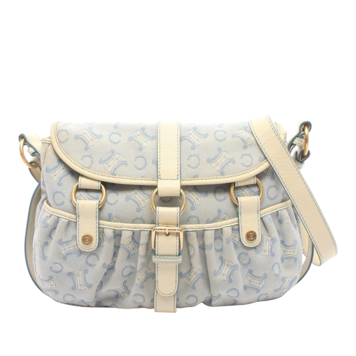Celine C Macadam Crossbody — Blue
