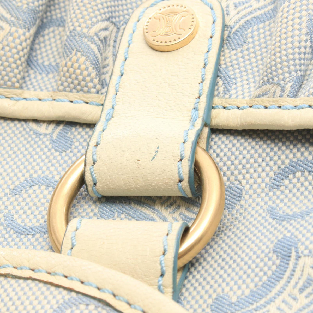 Celine C Macadam Crossbody — Blue
