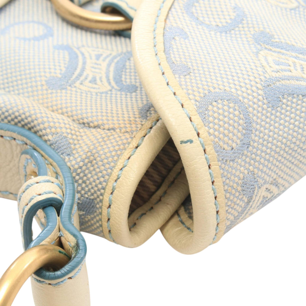 Celine C Macadam Crossbody — Blue