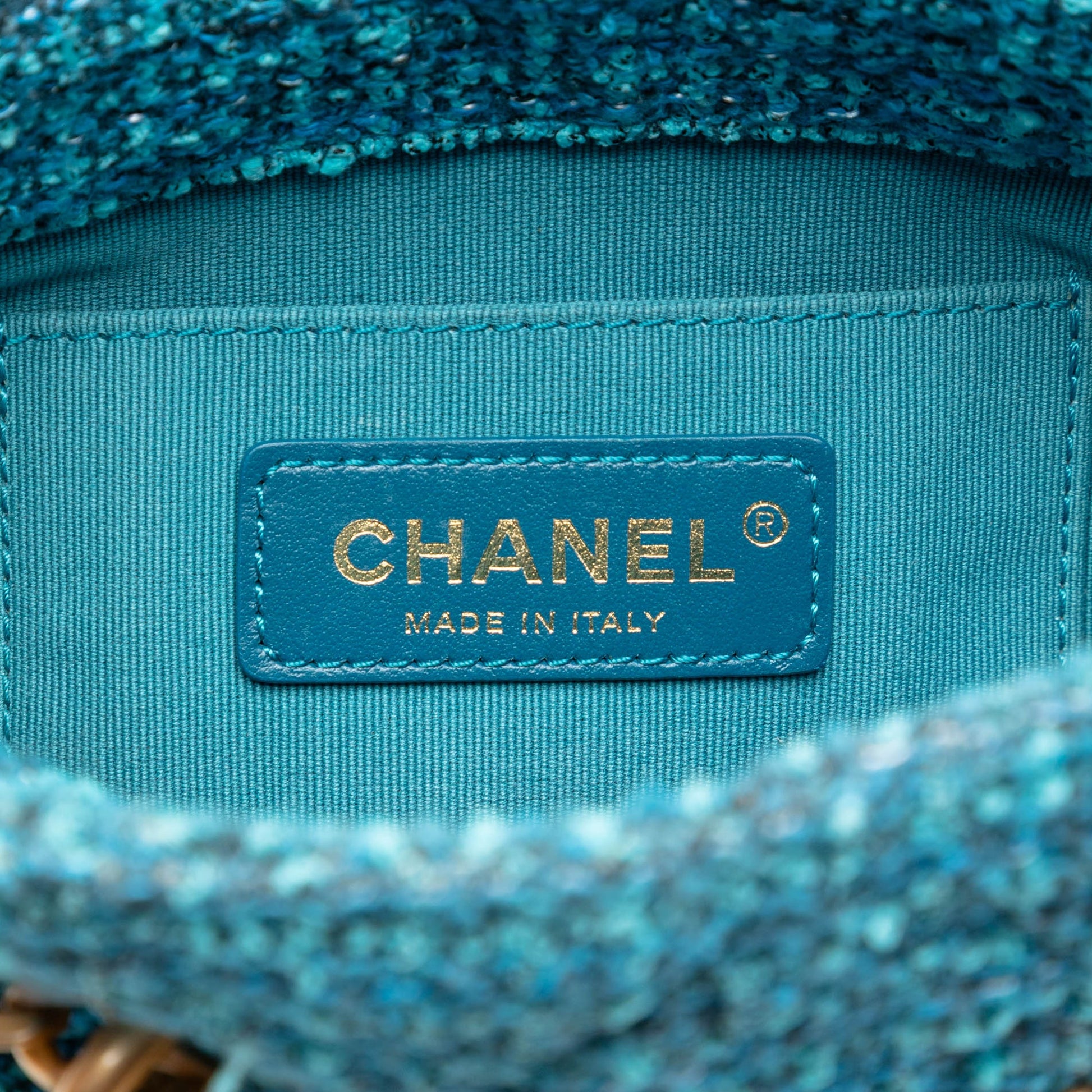Chanel Tweed Pending CC Top Handle Bucket Bag