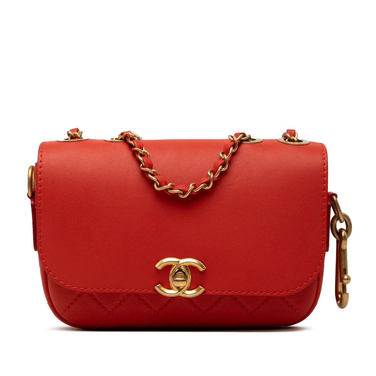 Chanel Quilted Calfskin Multi Pouching Flap