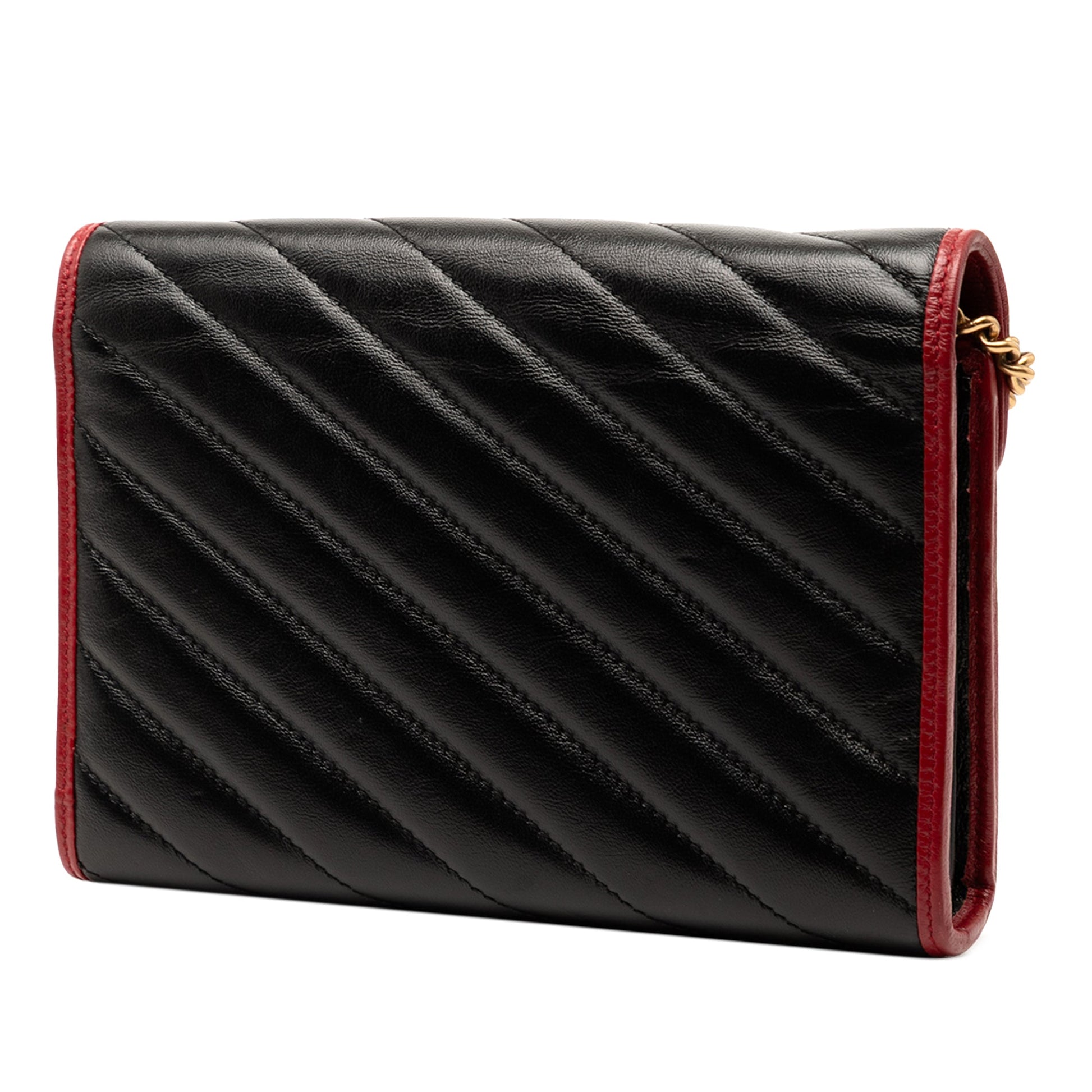 Gucci GG Marmont Matelasse Leather Torchon Wallet On Chain