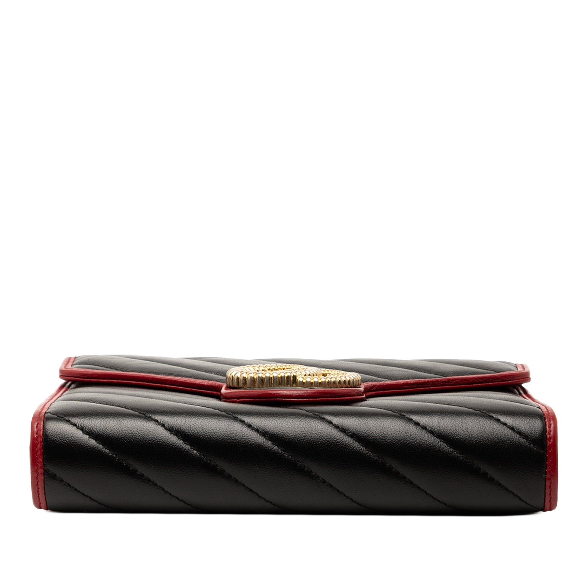 Gucci GG Marmont Matelasse Leather Torchon Wallet On Chain