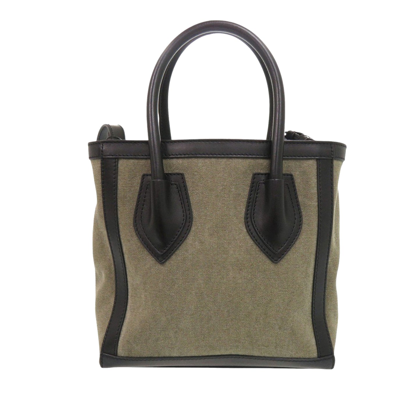 Balmain Canvas B Army 24 Shopping Satchel