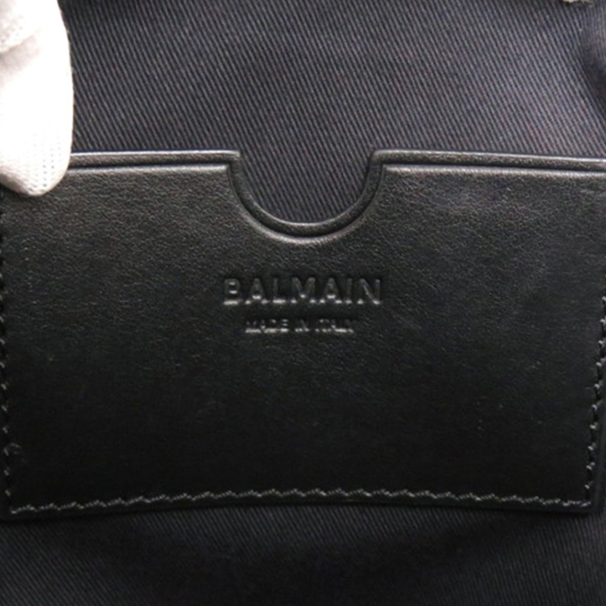 Balmain Canvas B Army 24 Shopping Satchel