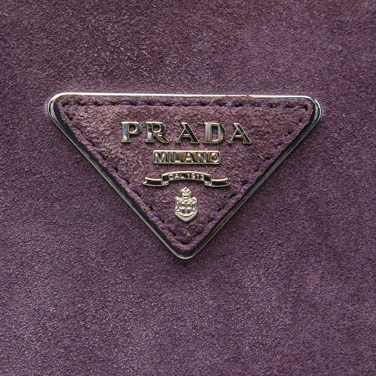 Prada Medium Scamosciato Double Handle Tote