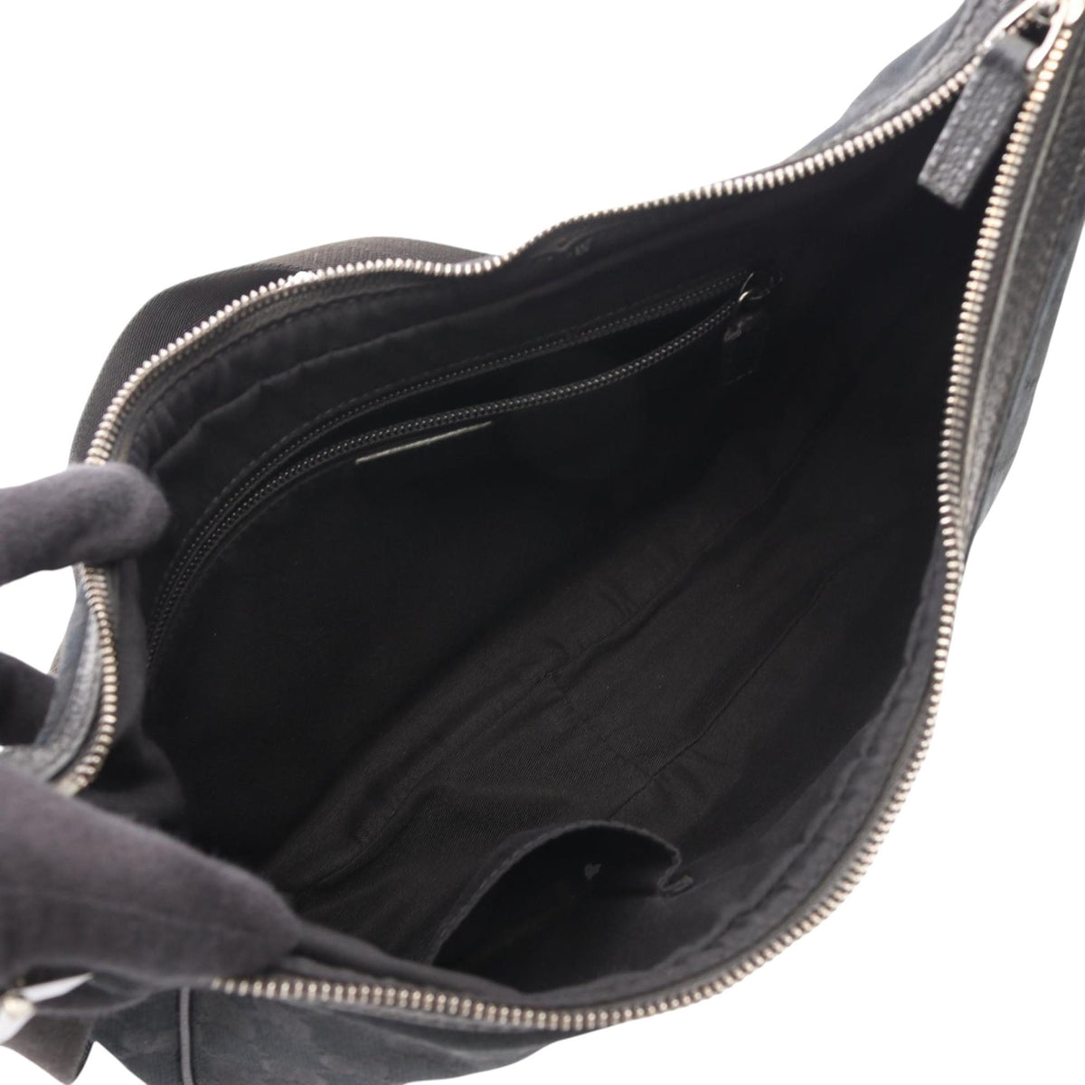 Gucci GG Canvas Crossbody — Black