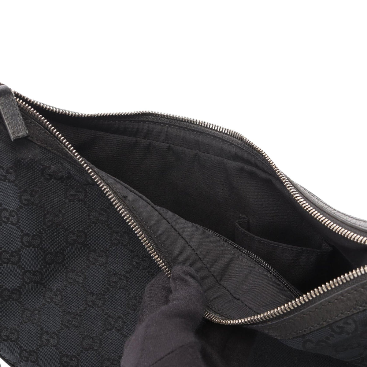 Gucci GG Canvas Crossbody — Black