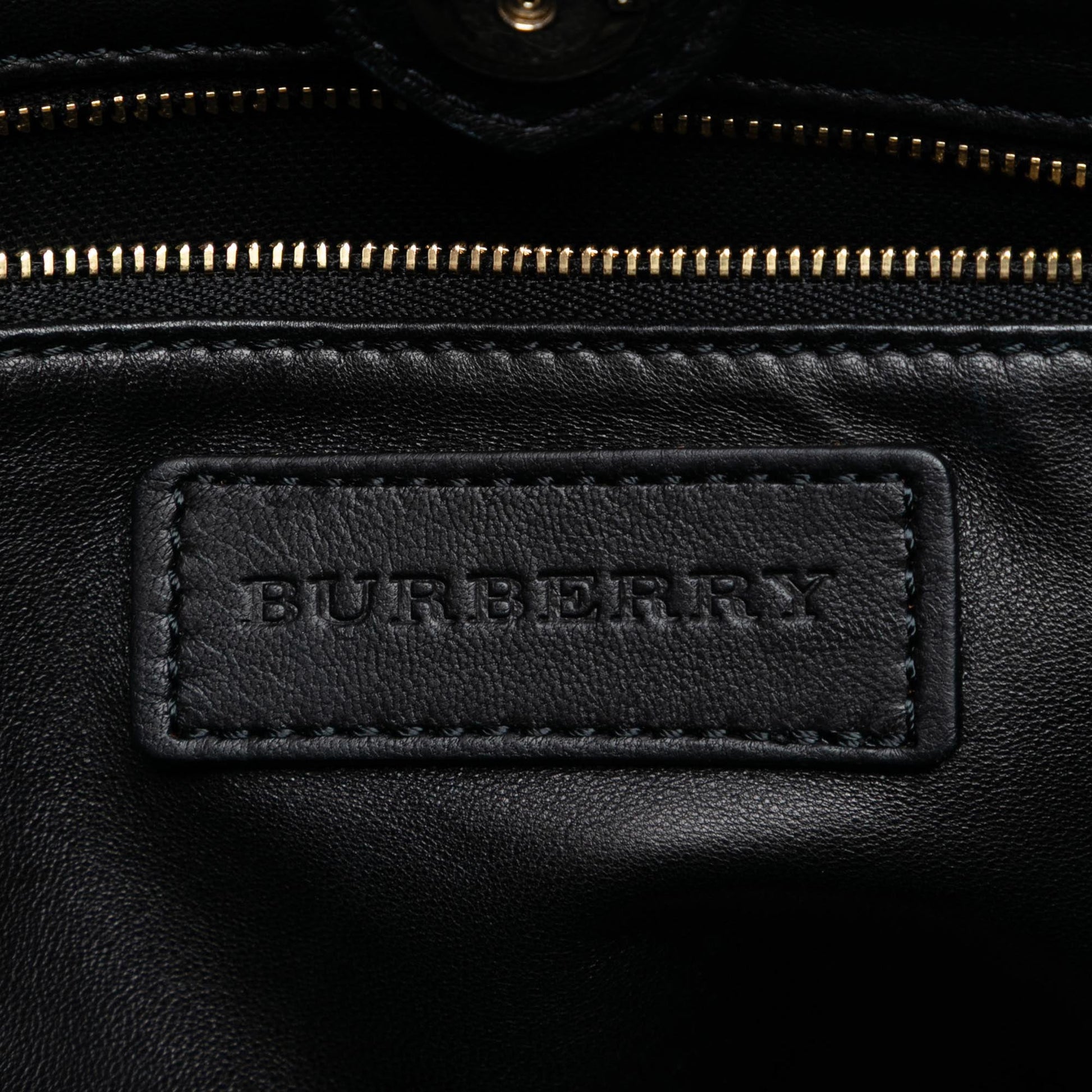 Burberry Small House Check Canvas Bridle Salisbury Tote