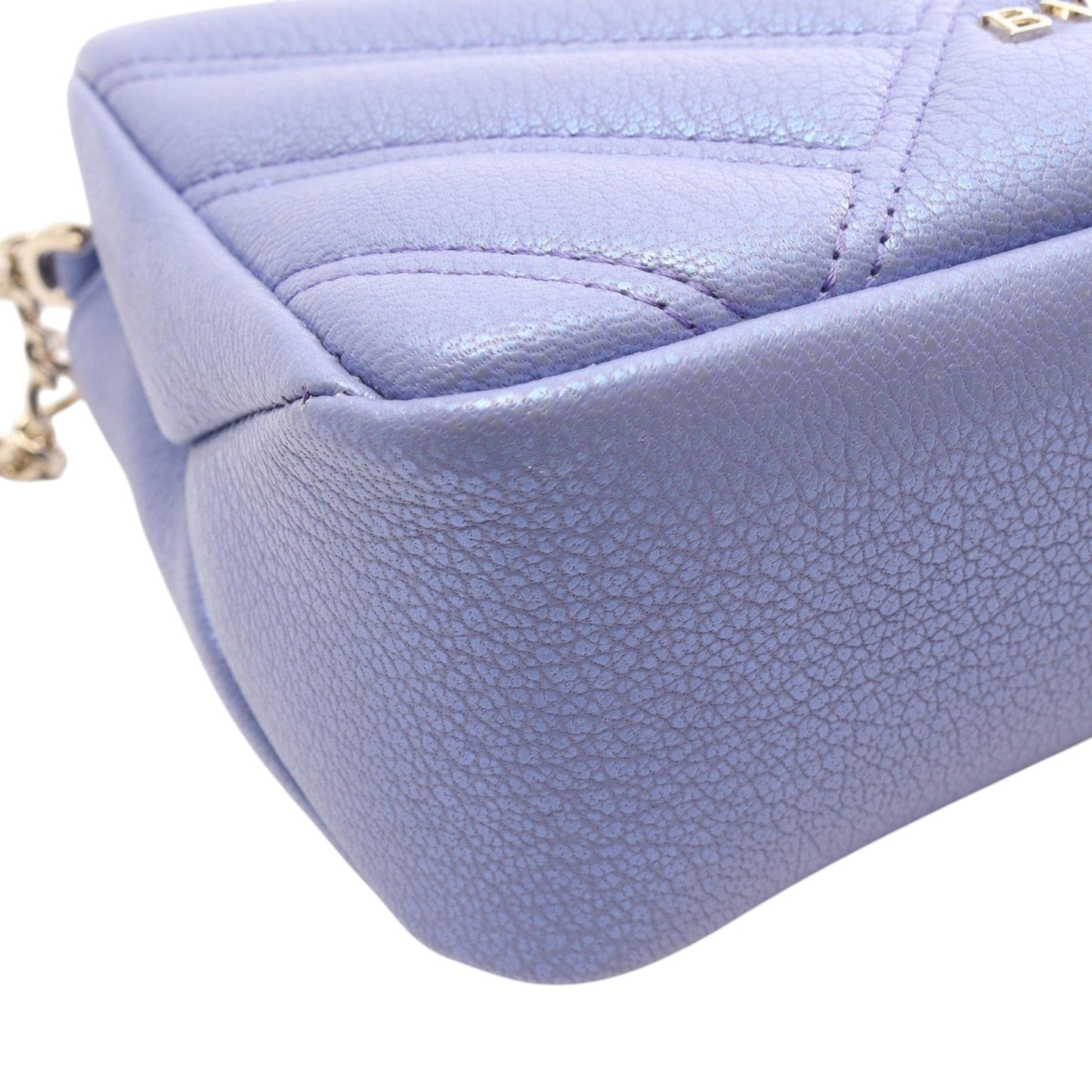 Bvlgari Leather Serpenti Cabochon Chain Crossbody