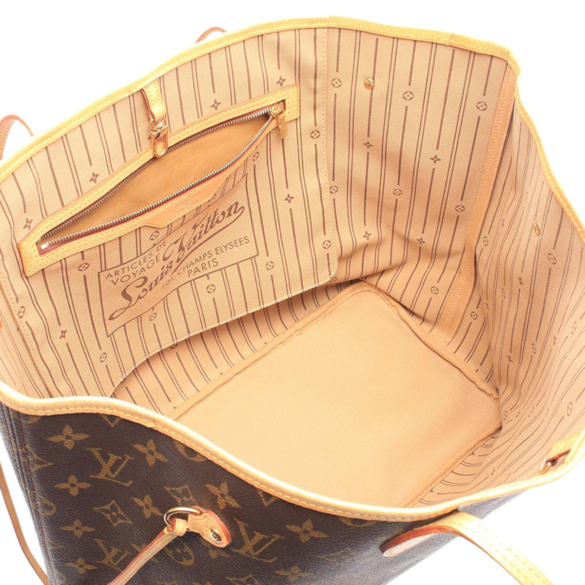 Louis Vuitton Monogram Neverfull GM — Brown