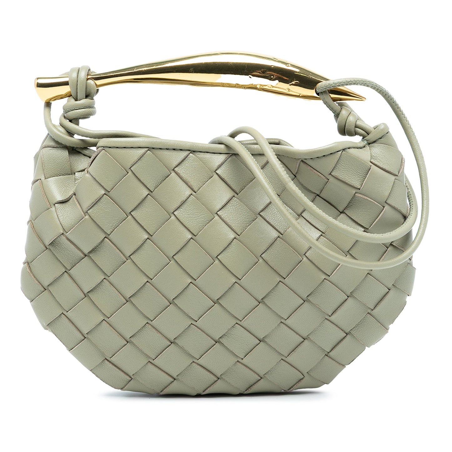 Bottega Veneta Baby Lambskin Intrecciato Sardine
