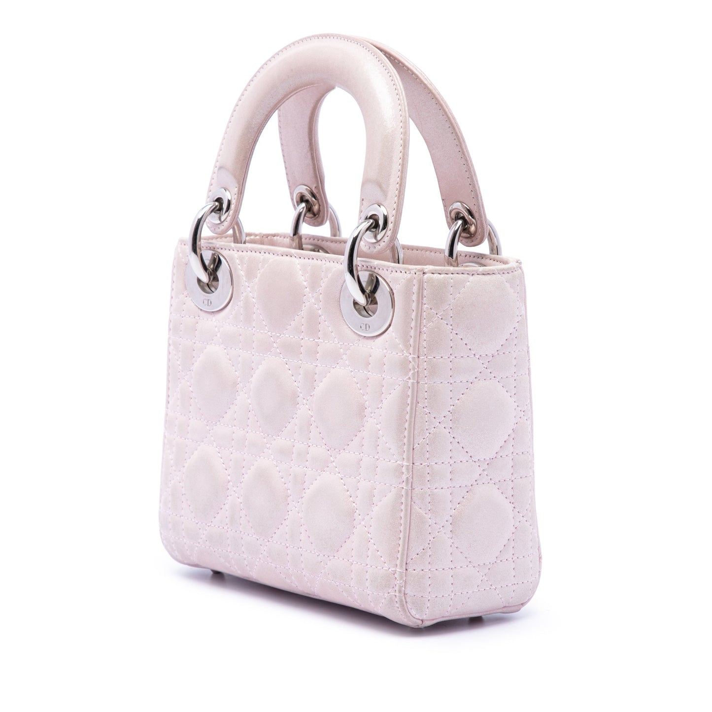 Dior Mini Iridescent Lambskin Cannage Lady Dior