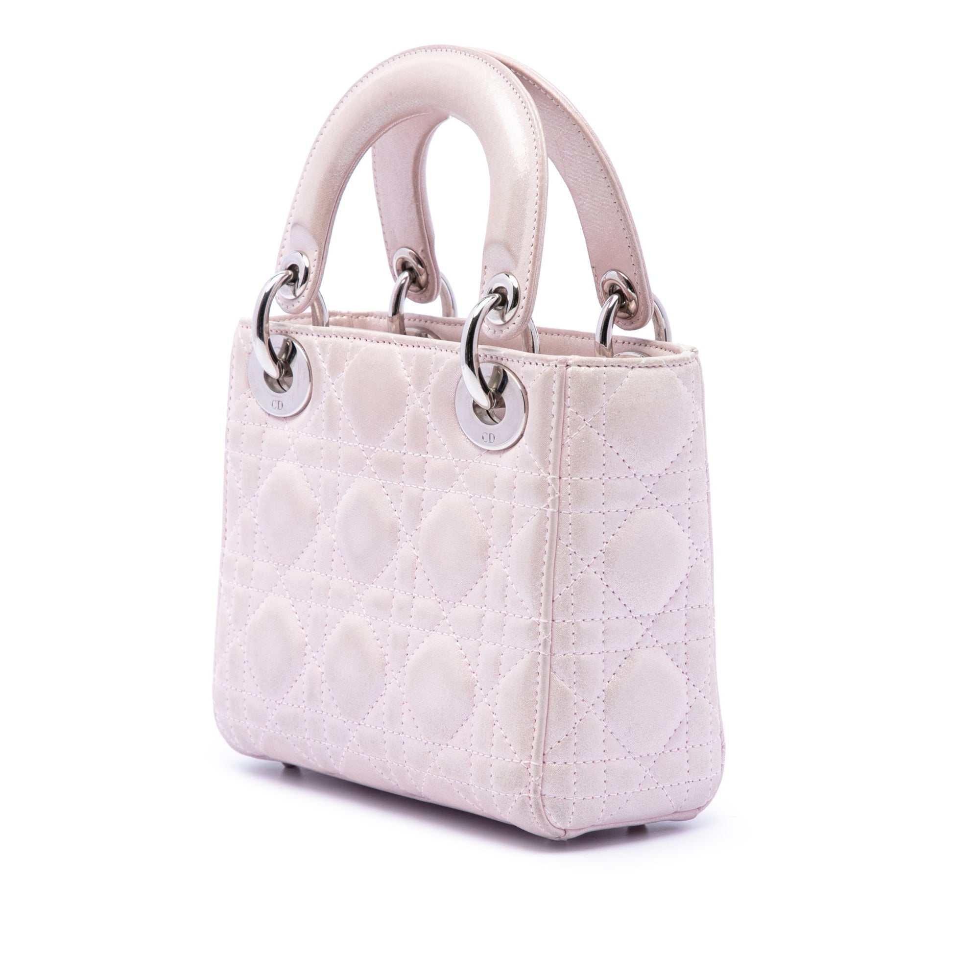 Dior Mini Iridescent Lambskin Cannage Lady Dior