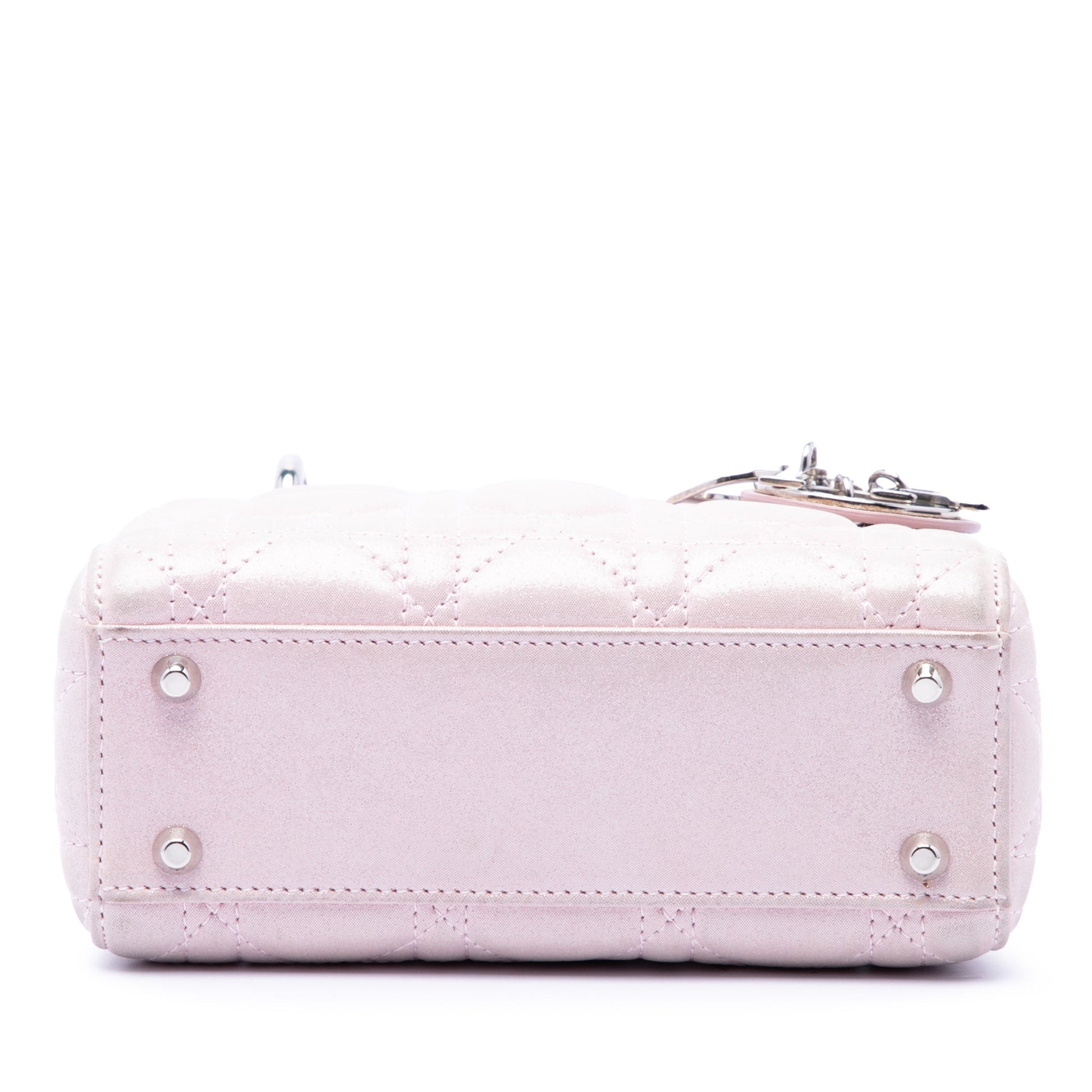 Dior Mini Iridescent Lambskin Cannage Lady Dior