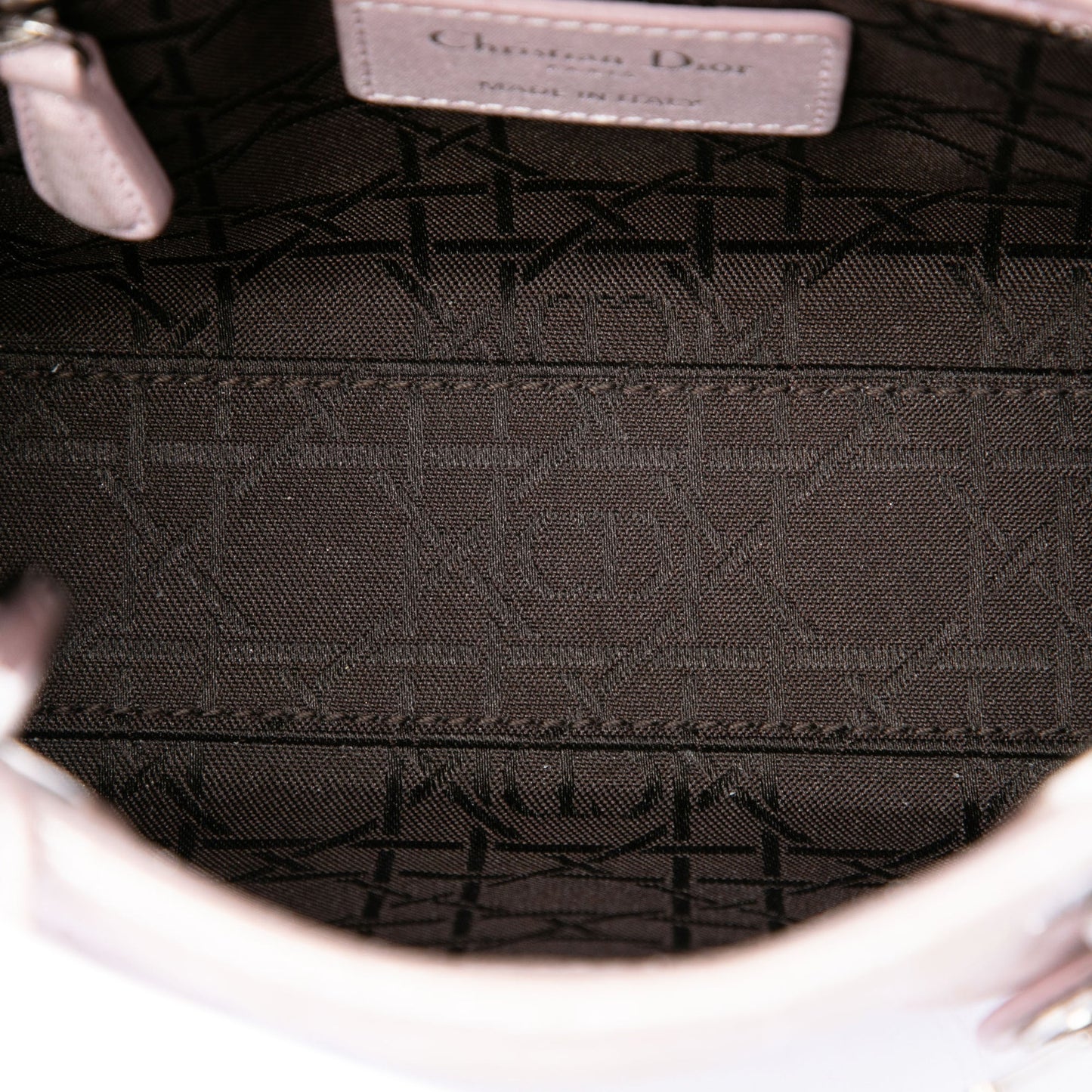 Dior Mini Iridescent Lambskin Cannage Lady Dior