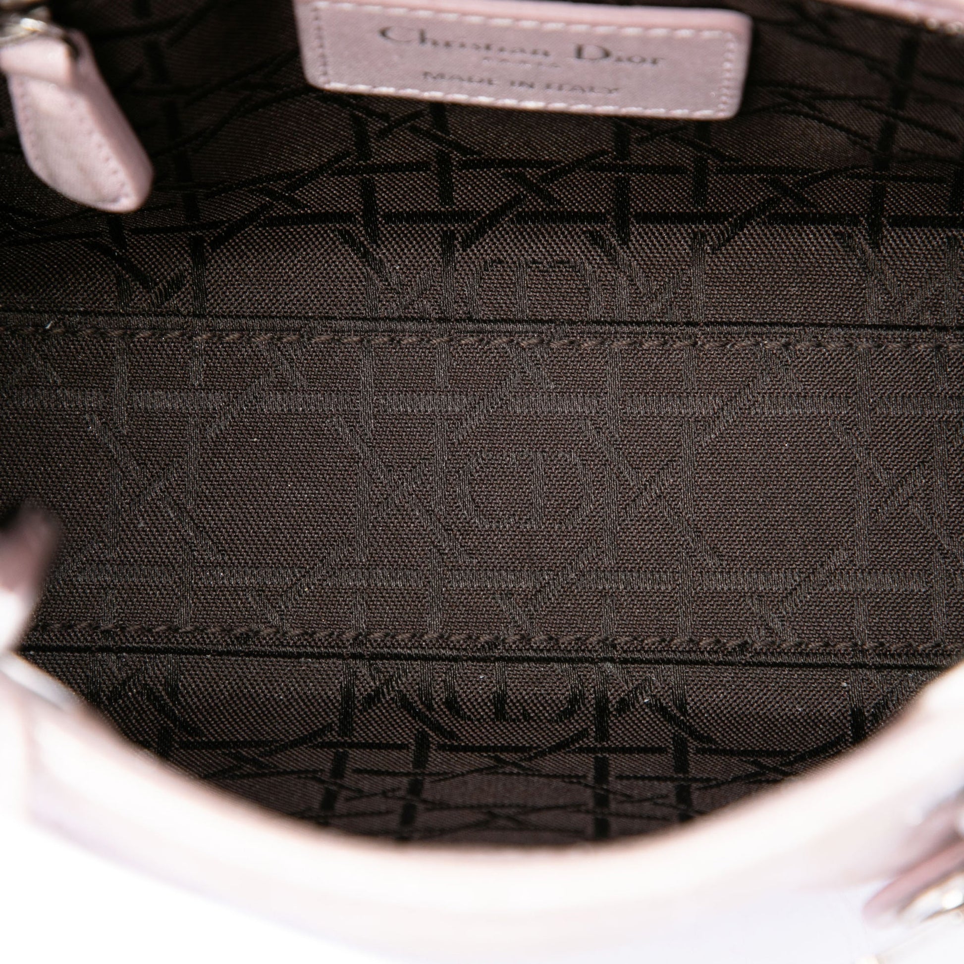 Dior Mini Iridescent Lambskin Cannage Lady Dior