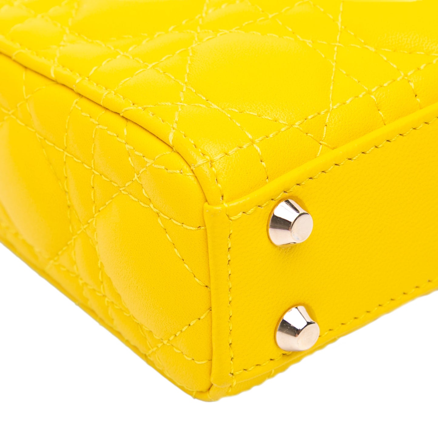 Dior Micro Lambskin Cannage Lady Dior