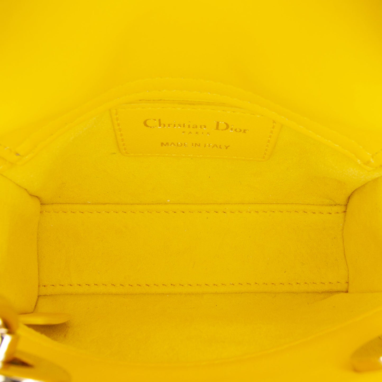 Dior Micro Lambskin Cannage Lady Dior