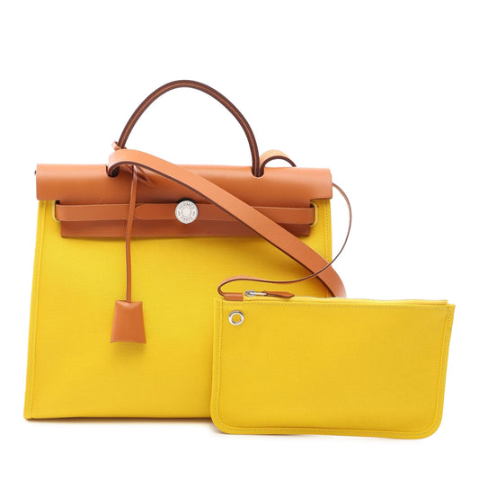 Hermès Toile Herbag Zip 31