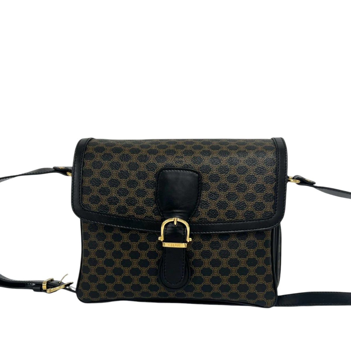 Celine Macadam Coated Canvas Crossbody