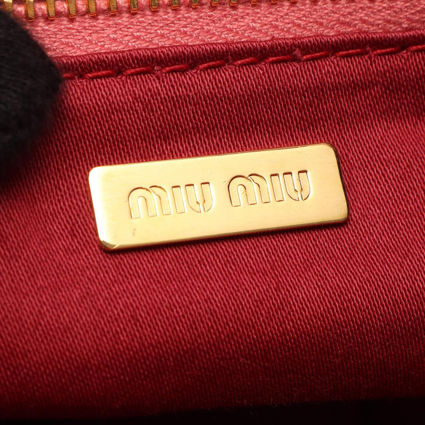 Miu Miu Nappa Handbag