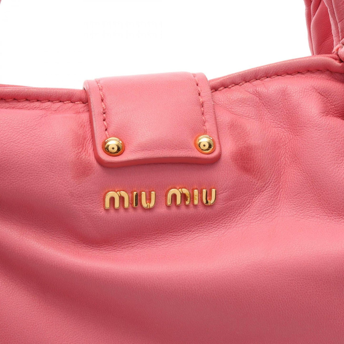 Miu Miu Nappa Handbag