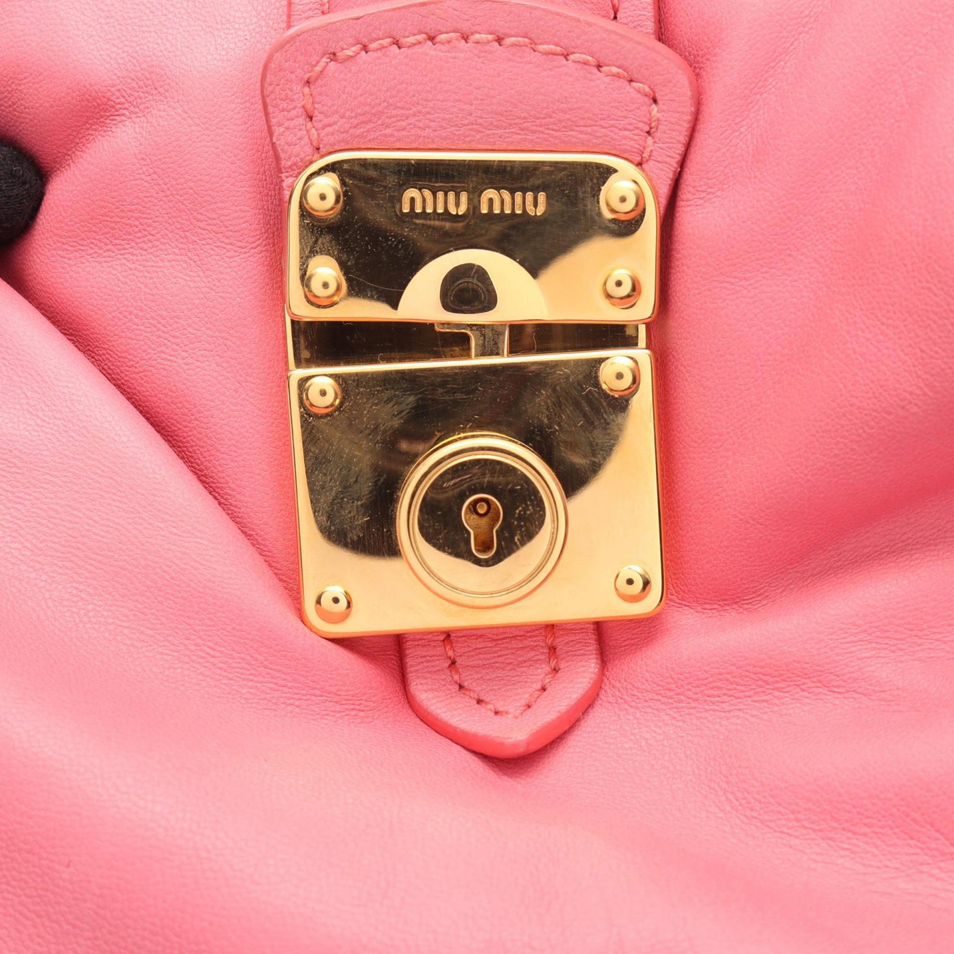 Miu Miu Nappa Handbag